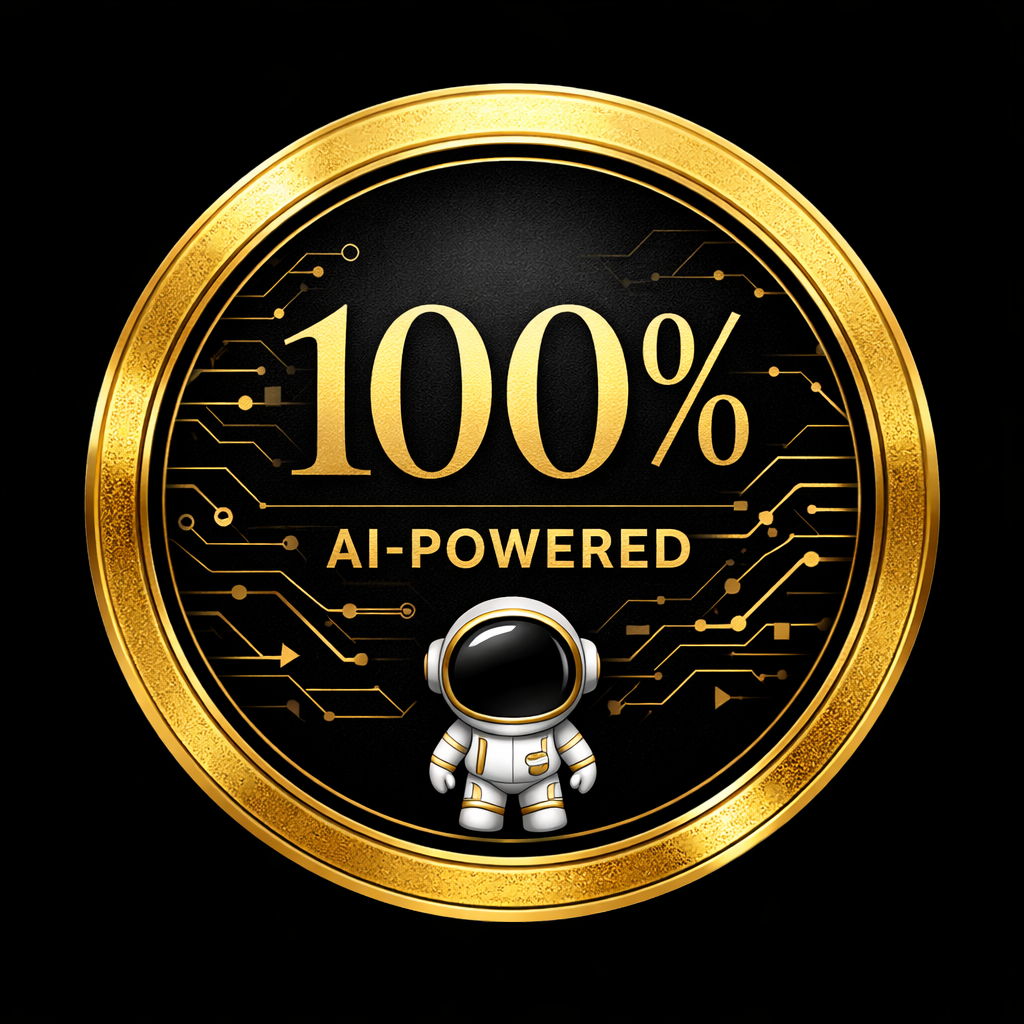 100% AI Badge
